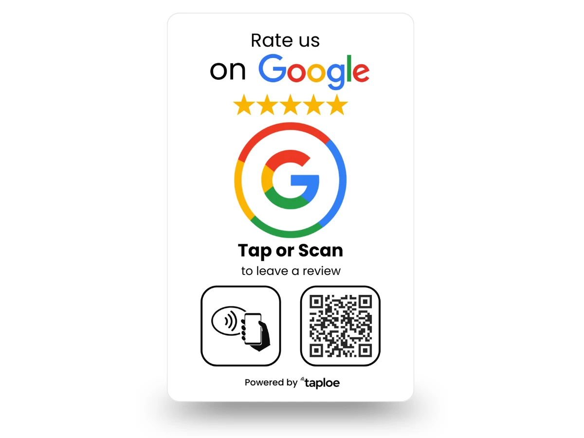 Google Review logo and link upload